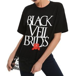 Black Veil Brides Lace T-shirt